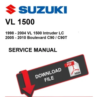 Suzuki 2000 VL 1500 Intruder Service Manual PDF Download