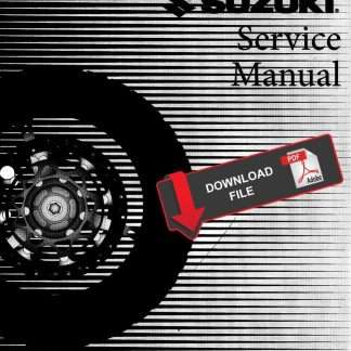 Suzuki 2000 VS800 Intruder 800 Service Manual PDF Download