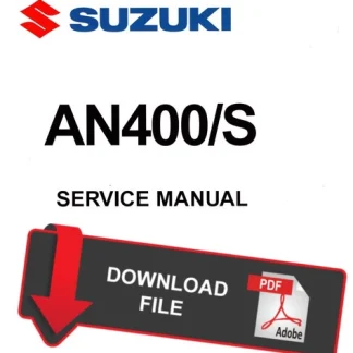Suzuki 2005 AN400S Service Manual PDF Download