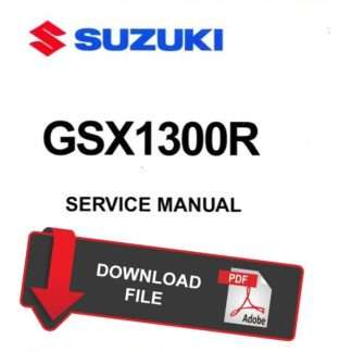 Suzuki 2009 GSX 1300R Service Manual PDF Download