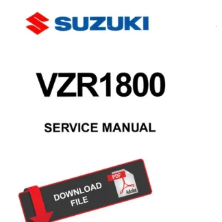 Suzuki 2009 VZR 1800 Service Manual PDF Download