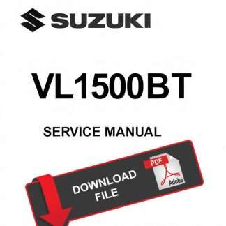 Suzuki 2014 VL1500BT Service Manual PDF Download