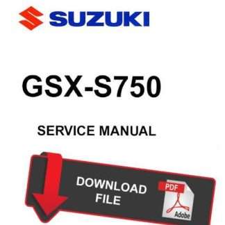 Suzuki 2015 GSX-S 750 Service Manual PDF Download