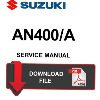 Suzuki 2016 Burgman 400 ABS Service Manual PDF Download