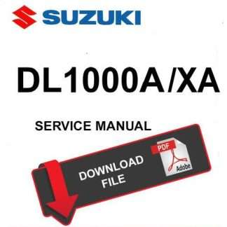 Suzuki 2017 DL1000XA Service Manual PDF Download