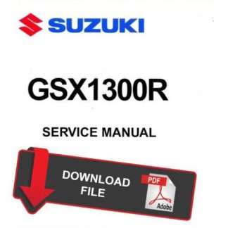 Suzuki 2017 GSX 1300R Service Manual PDF Download