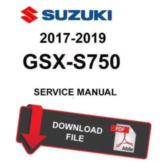 Suzuki 2017 GSX-S 750Z Service Manual PDF Download