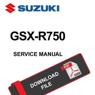 Suzuki 2018 GSX-R 750 Service Manual PDF Download