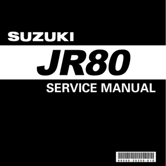 Suzuki JR80 Service Manual PDF Download